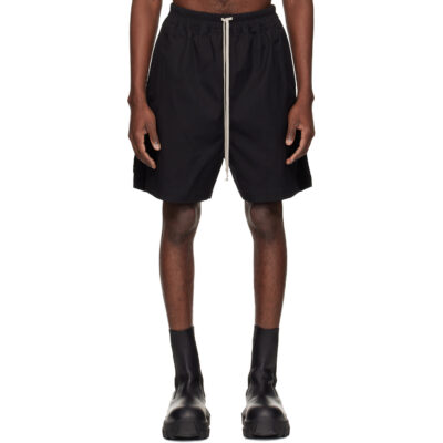 Rick Owens Black Temple Boxer Shorts