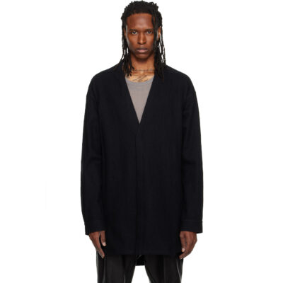 Rick Owens Black Tower Concordian Shirt