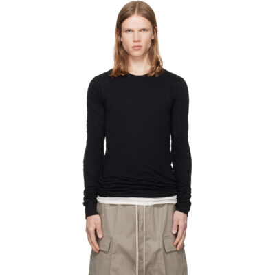 Rick Owens Black Tower Double LS T-shirt
