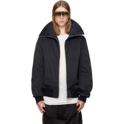 Rick Owens Black Tower Dracuflight Jacket
