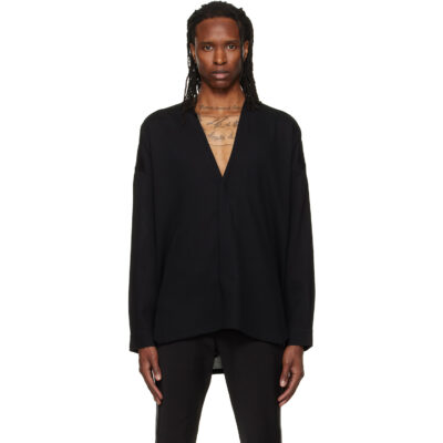 Rick Owens Black Tower Lido Larry Shirt