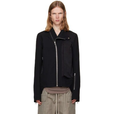 Rick Owens Black Tower Release Jacket
