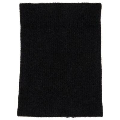 Rick Owens Black Tower Tube Scarf