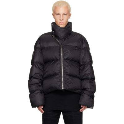 Rick Owens Black Tower Turtle Down Jacket
