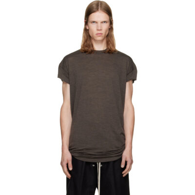 Rick Owens Brown Tower 'Rick' S Jumbo S/S T-shirt