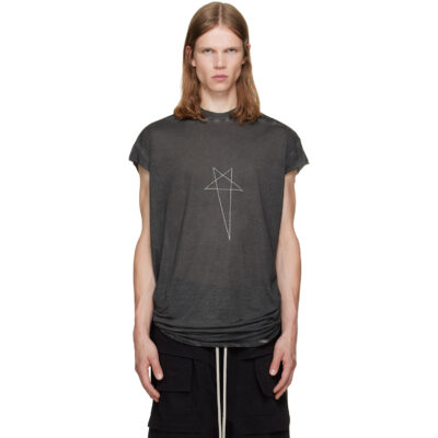 Rick Owens DRKSHDW Black Tower Rick S Jumbo SL T-shirt