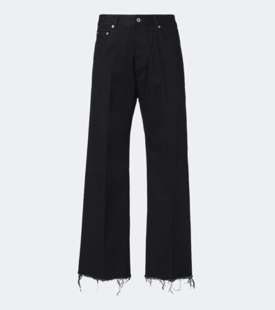 Rick Owens Geth distressed wide-leg jeans