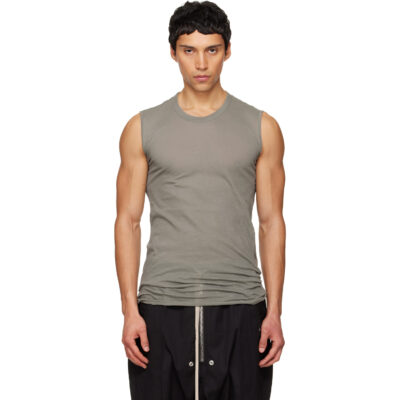 Rick Owens Gray Temple Basic SL Tank Top