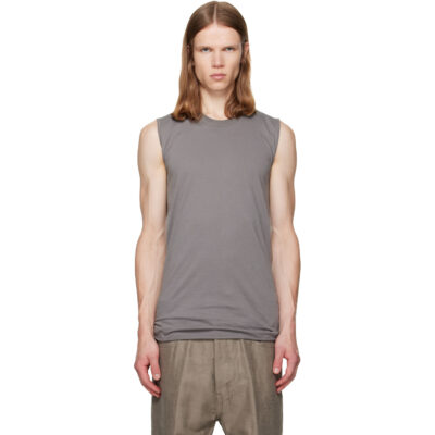Rick Owens Gray Tower Basic SL Tank Top