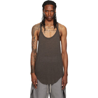 Rick Owens Gray Tower Pony Tank Top