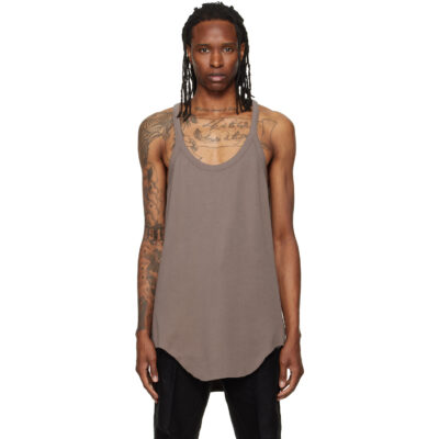 Rick Owens Gray Tower Pony Tank Top
