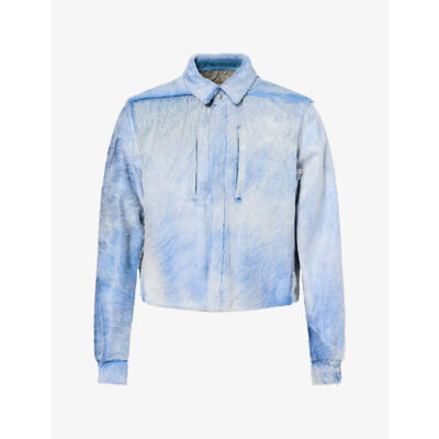 Rick Owens Mens Rick Owens Alice Boxy Leather Jacket