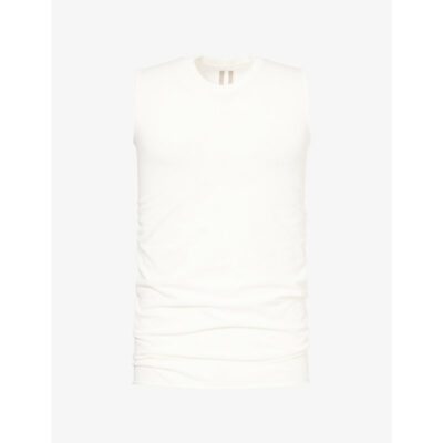 Rick Owens Mens Rick Owens Basic Sleeveless Cotton Tank Top