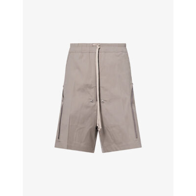 Rick Owens Mens Rick Owens Bauhaus Zip Cotton Shorts