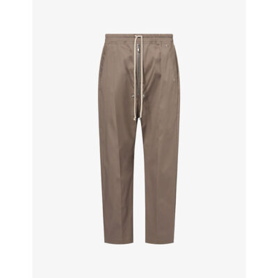 Rick Owens Mens Rick Owens Bela Straight-Leg Cotton Trousers