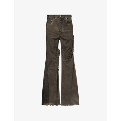 Rick Owens Mens Rick Owens Bolan Bootcut Cotton Denim Jeans