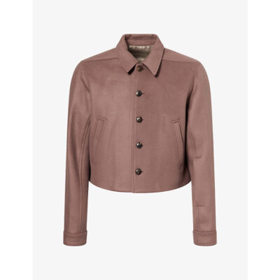 Rick Owens Mens Rick Owens Brad Boxy Wool Jacket