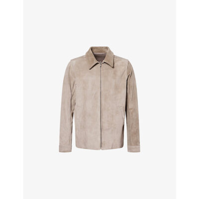 Rick Owens Mens Rick Owens Brad Suede Jacket