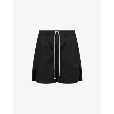 Rick Owens Mens Rick Owens Drawstring Cotton-Jersey Shorts