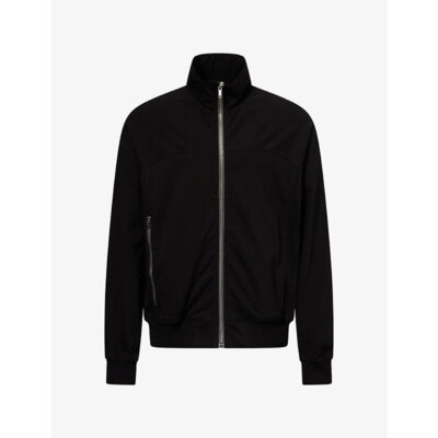 Rick Owens Mens Rick Owens Funnel Neck Slip-Pocket Cotton Jacket