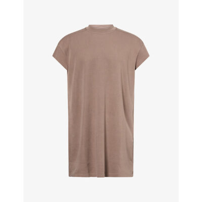 Rick Owens Mens Rick Owens Jumbo Longline Cotton T-Shirt