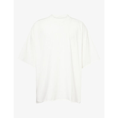 Rick Owens Mens Rick Owens Tommy Oversized Cotton-Jersey T-Shirt