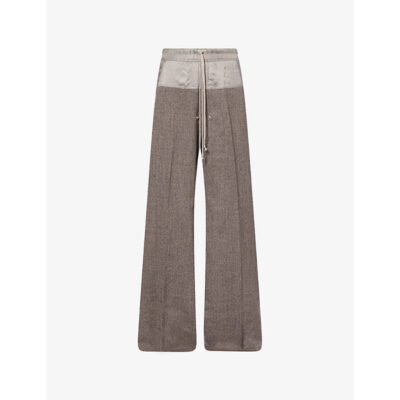 Rick Owens Mens Rick Owens Wide Bela Wool Trousers