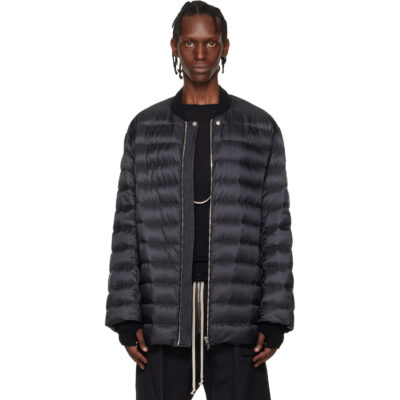 Rick Owens Moncler + Rick Owens Black Flight Parka Jacket