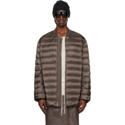 Rick Owens Moncler + Rick Owens Brown Flight Parka Jacket