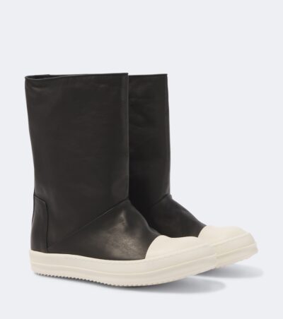 Rick Owens Sneakwaders leather boots