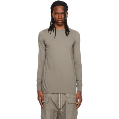 Rick Owens Taupe Tower Level LS T-shirt