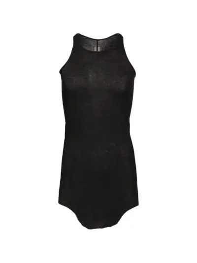 Rick Owens ribbed-knit tank top - Black
