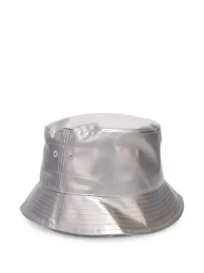 Rick Owens x Champion Gilligan star-patch bucket hat - Silver