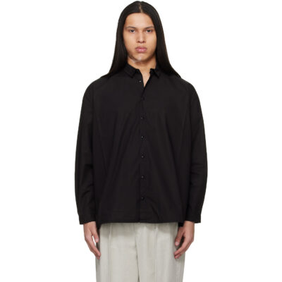 Toogood Black 'The Draughtsman' Shirt