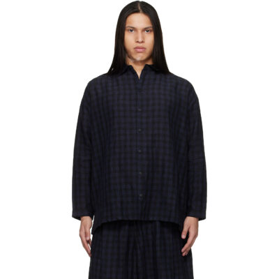 Toogood Black & Blue 'The Draughtsman' Shirt