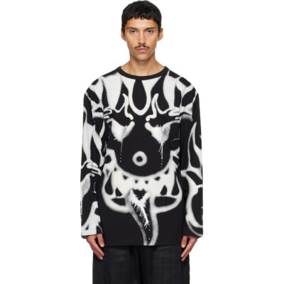 Y-3 Black Chito Edition Graphic Long Sleeve T-shirt