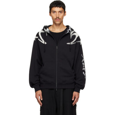 Y-3 Black Chito Edition Graphic Zipper Hoodie