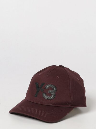 Y-3 Cotton Baseball Cap with Contrasting Logo and Adjustable Strap