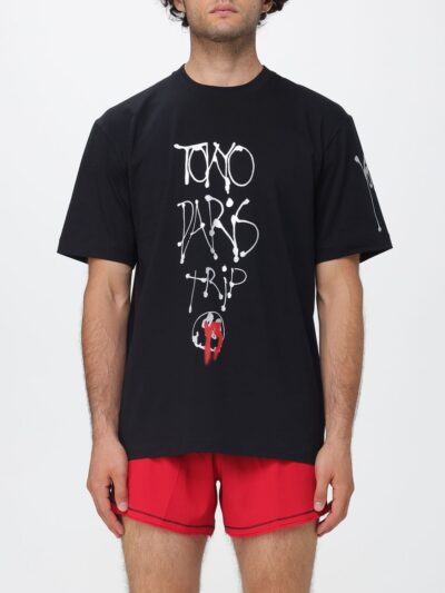 Y-3 Dropped Shoulder BCI Cotton T-shirt with a Graphic Print