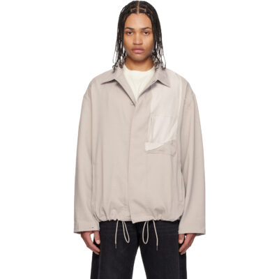 Y-3 Gray Utility Blouson Jacket