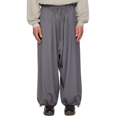 Y-3 Gray Wool Trousers