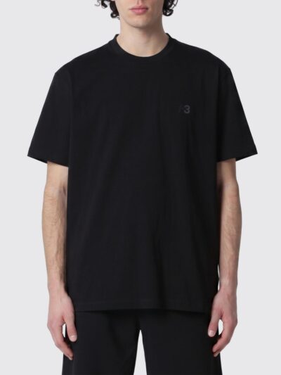 Y-3 Relaxed Fit BCI Cotton T-Shirt with Tone-on-Tone Logo Print