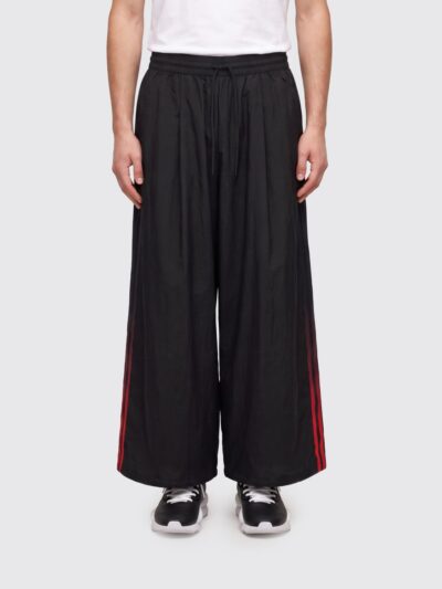 Y-3 Wide-Leg Technical Fabric Trousers with Drawstring Waist