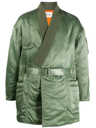 AMBUSH MA-1 robe jacket - Green