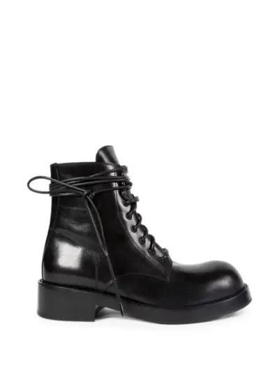 Ann Demeulemeester Jomund lace-up leather boots - Black