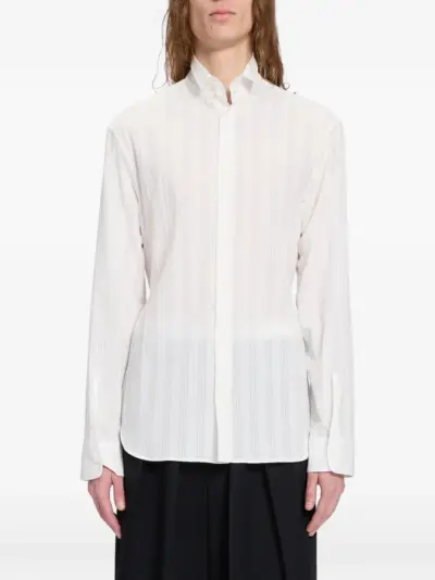Ann Demeulemeester Rico stand-collar shirt - Neutrals