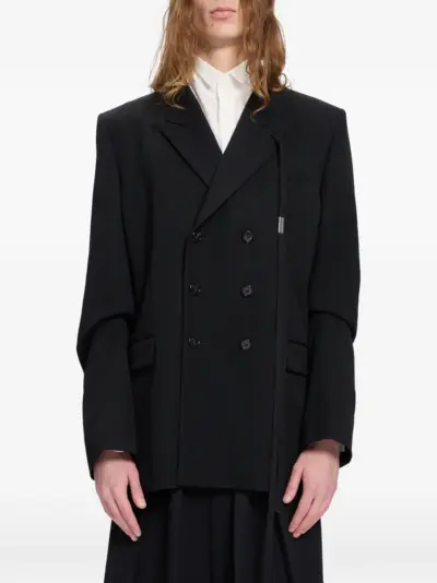 Ann Demeulemeester Waldus double-breasted blazer - Black