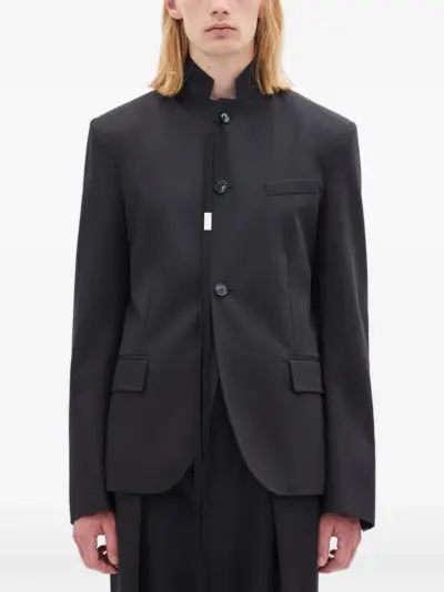 Ann Demeulemeester button-up blazer - Black