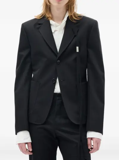 Ann Demeulemeester slim-fit blazer - Black