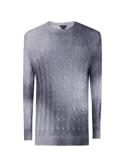 Avant Toi cable-knit cashmere sweater - Grey